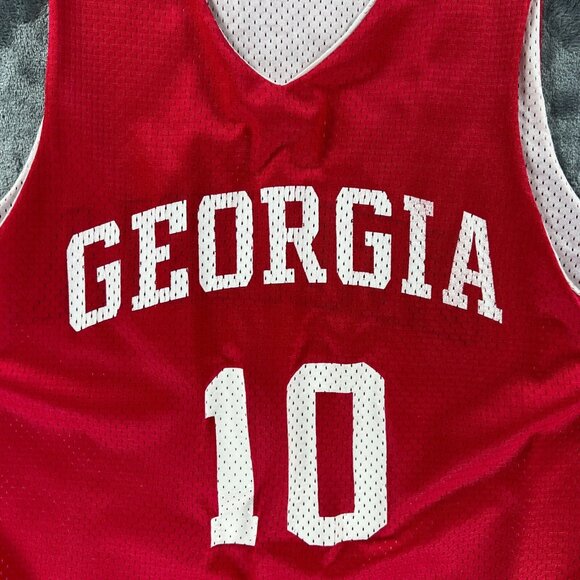Nike Basketball Jersey Men XL Player Team Issued UGA Georgia Bulldogs VTG Y2K 90 - Picture 9 of 10